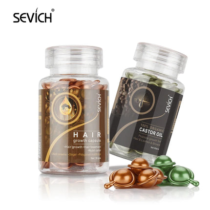 30PCS Hair Growth Oil Capsules – Natural, Moisturizing & Restorative - Glossorea