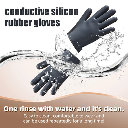 EMS Massage Gloves – TENS Muscle Stimulator with Remote - Glossorea