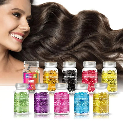 Sevich Vitamin Hair Capsules – Keratin & Moroccan Oil Anti-Hair Loss - Glossorea