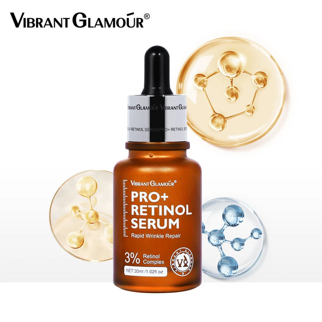 VIBRANT GLAMOUR Retinol Pro+ Serum 3% – 30ml - Glossorea