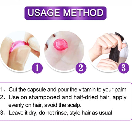 Sevich Vitamin Hair Capsules – Keratin & Moroccan Oil Anti-Hair Loss - Glossorea