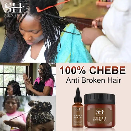 Sevich Hair Growth Set – Chebe Mask & Oil for Hair Loss Treatment - Glossorea