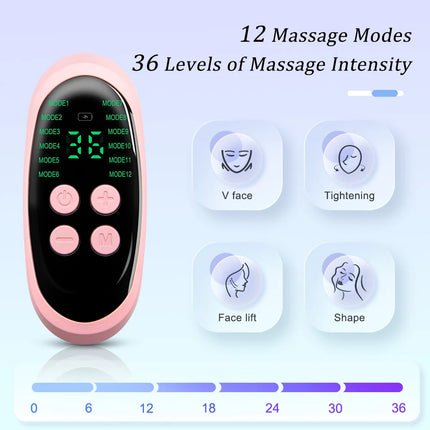 EMS Facial Massager – Microcurrent Lifting & Anti-Wrinkle Device - Glossorea