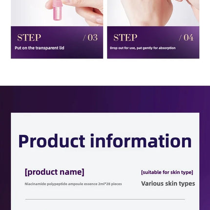 Niacinamide Peptide Serum – Firming & Pore Tightening - Glossorea