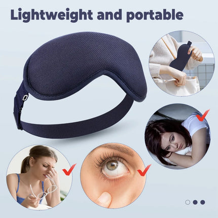 Heated Eye Massager – 6 Modes for Dark Circles & Relaxation - Glossorea