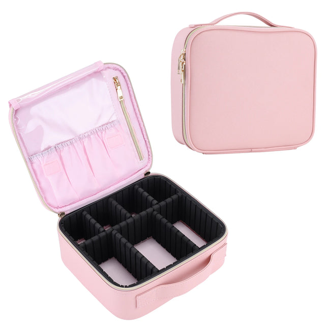 Professional Makeup Brush Bag – Waterproof Travel Organizer - Glossorea