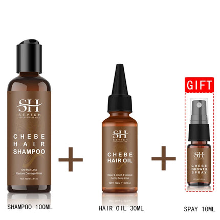 Chebe Hair Growth Set – Serum, Oil & Spray for African Hair - Glossorea