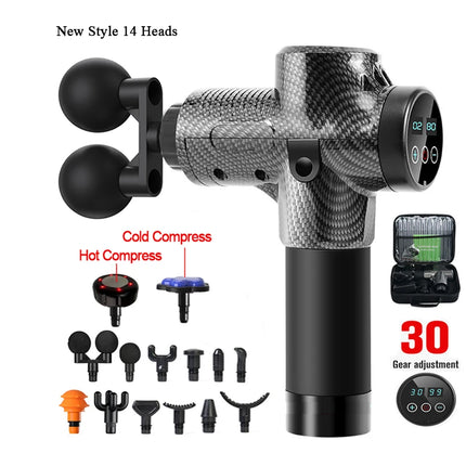 Professional Massage Gun – Hot & Cold Compress for Muscle Relief - Glossorea