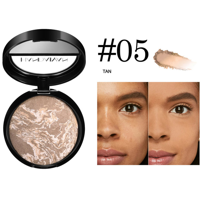 Marble Bronzer Powder – Oil Control & Long-Lasting Finish - Glossorea