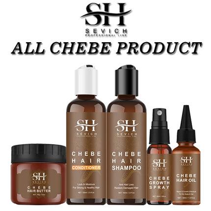 Sevich Chebe Hair Growth Set – Oil, Powder, Serum & Spray - Glossorea