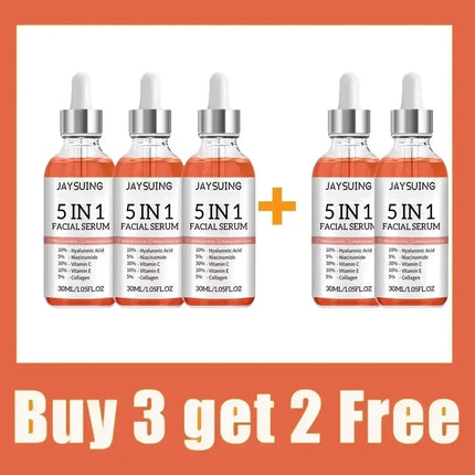 Jaysuing 5-in-1 Hyaluronic Face Serum – 30ml - Glossorea
