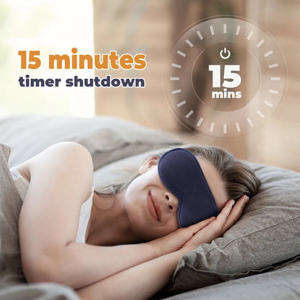 Heated Eye Massager – 6 Modes for Dark Circles & Relaxation - Glossorea