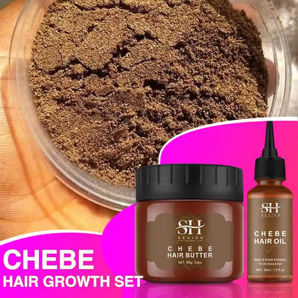 Sevich Hair Growth Set – Chebe Mask & Oil for Hair Loss Treatment - Glossorea