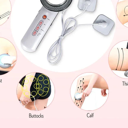 High-Frequency Fascia Massage Gun – 6 Heads for Full Body Relief - Glossorea