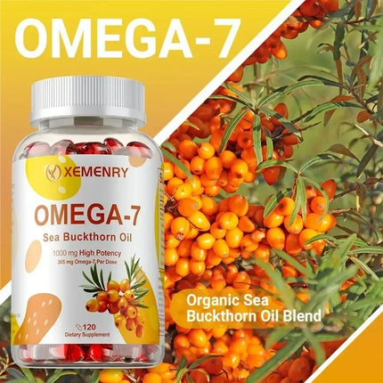 OMEGA-7 Sea Buckthorn Oil – Skin, Hair, Nails & Heart Support - Glossorea