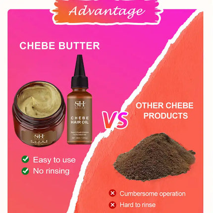 Sevich Hair Growth Set – Chebe Mask & Oil for Hair Loss Treatment - Glossorea