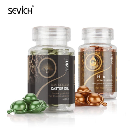 30PCS Hair Growth Oil Capsules – Natural, Moisturizing & Restorative - Glossorea