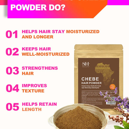 Sevich Hair Growth Set – Chebe Mask & Oil for Hair Loss Treatment - Glossorea
