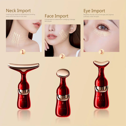 Multi-Functional Lifting Massager – Facial Essence Absorption Device - Glossorea