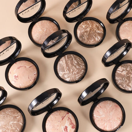 Marble Bronzer Powder – Oil Control & Long-Lasting Finish - Glossorea