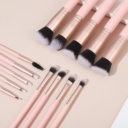 14PCS Professional Makeup Brush Set with Holder - Glossorea