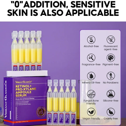 Retinol + Pro-Xylane Ampoule – Anti-Aging Repair (15pcs) - Glossorea