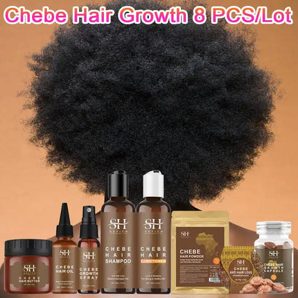 Sevich Hair Growth Set – Chebe Mask & Oil for Hair Loss Treatment - Glossorea