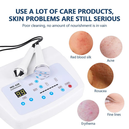 Ultrasonic Face Tightening Massager – Anti-Aging & Lifting Tool - Glossorea
