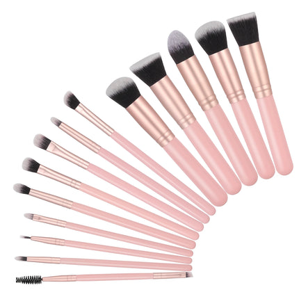 14PCS Professional Makeup Brush Set with Holder - Glossorea