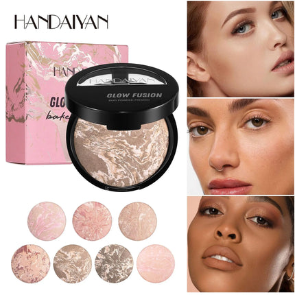 Marble Bronzer Powder – Oil Control & Long-Lasting Finish - Glossorea