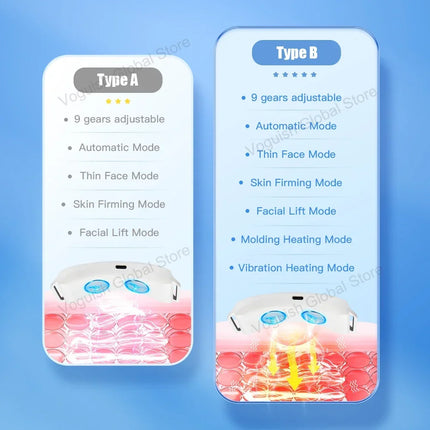V-Line EMS Chin Massager – Double Chin Remover & Face Lifter - Glossorea
