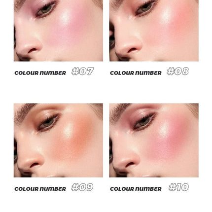 10-Color Liquid Blush Set – Lightweight & Long-Lasting - Glossorea