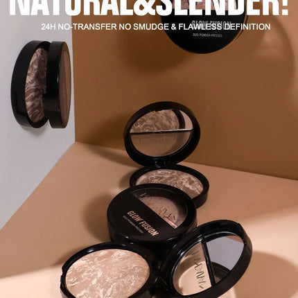 Marble Bronzer Powder – Oil Control & Long-Lasting Finish - Glossorea