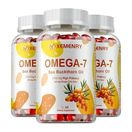OMEGA-7 Sea Buckthorn Oil – Skin, Hair, Nails & Heart Support - Glossorea