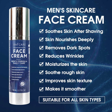 Men's Anti-Wrinkle Face Cream for Firming & Brightening - Glossorea