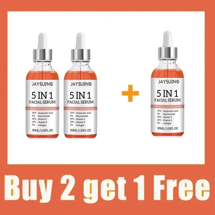 Jaysuing 5-in-1 Hyaluronic Face Serum – 30ml - Glossorea