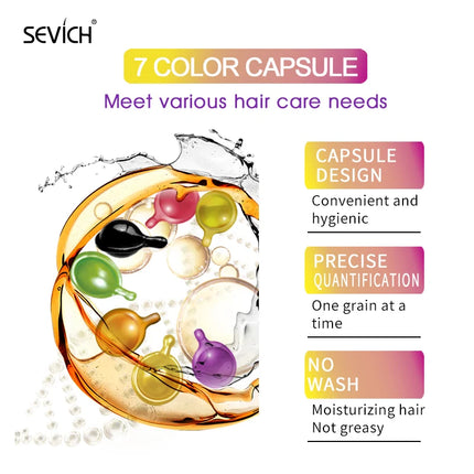 Sevich Vitamin Hair Capsules – Keratin & Moroccan Oil Anti-Hair Loss - Glossorea