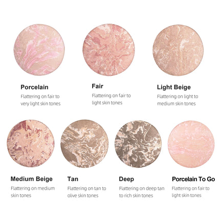 Marble Bronzer Powder – Oil Control & Long-Lasting Finish - Glossorea