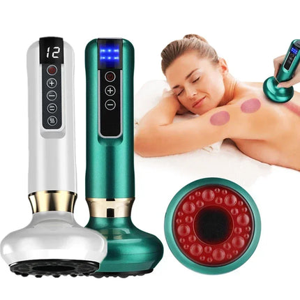 Tricolor Electric Gua Sha Massager – Anti-Cellulite & Slimming Tool - Glossorea