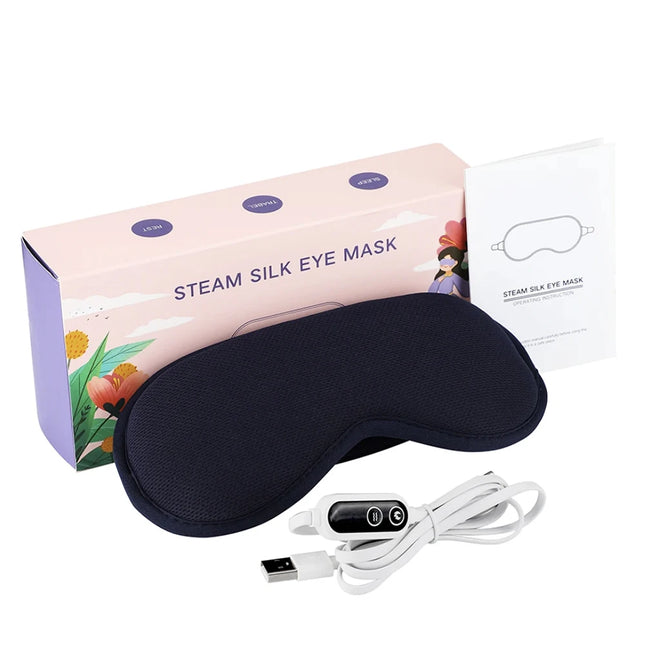 Heated Eye Massager – 6 Modes for Dark Circles & Relaxation - Glossorea