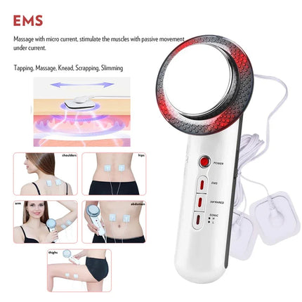 High-Frequency Fascia Massage Gun – 6 Heads for Full Body Relief - Glossorea