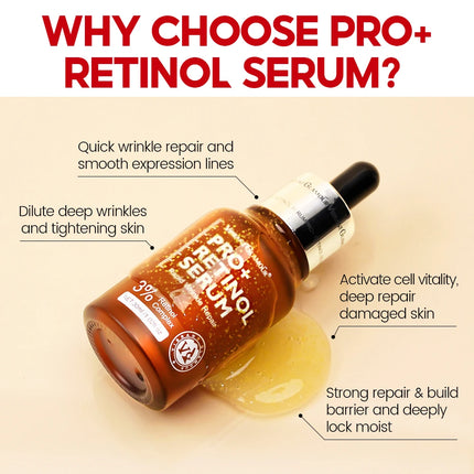 VIBRANT GLAMOUR Retinol Pro+ Serum 3% – 30ml - Glossorea
