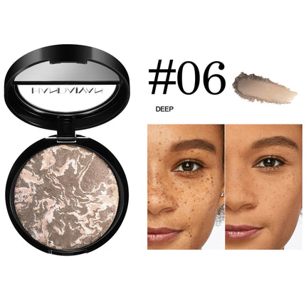 Marble Bronzer Powder – Oil Control & Long-Lasting Finish - Glossorea