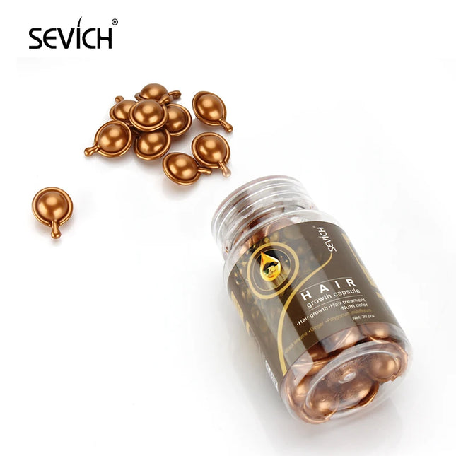 30PCS Hair Growth Oil Capsules – Natural, Moisturizing & Restorative - Glossorea