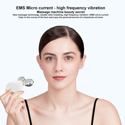 3D Face Roller Massager – Portable Manual Lifting Tool - Glossorea